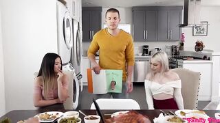 Haley Spades & Lulu Chu – Brother Is Thankful For His Penis